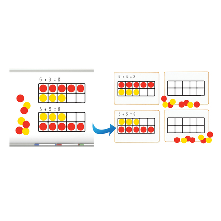 DOWLING MAGNETS Ten Frames Magnet Math Set 732170